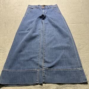 Y2k 2000s Beyond Baggy Jeans Womens Sz 00 27x25 Wide Dojo Hamilton Loose Relaxed